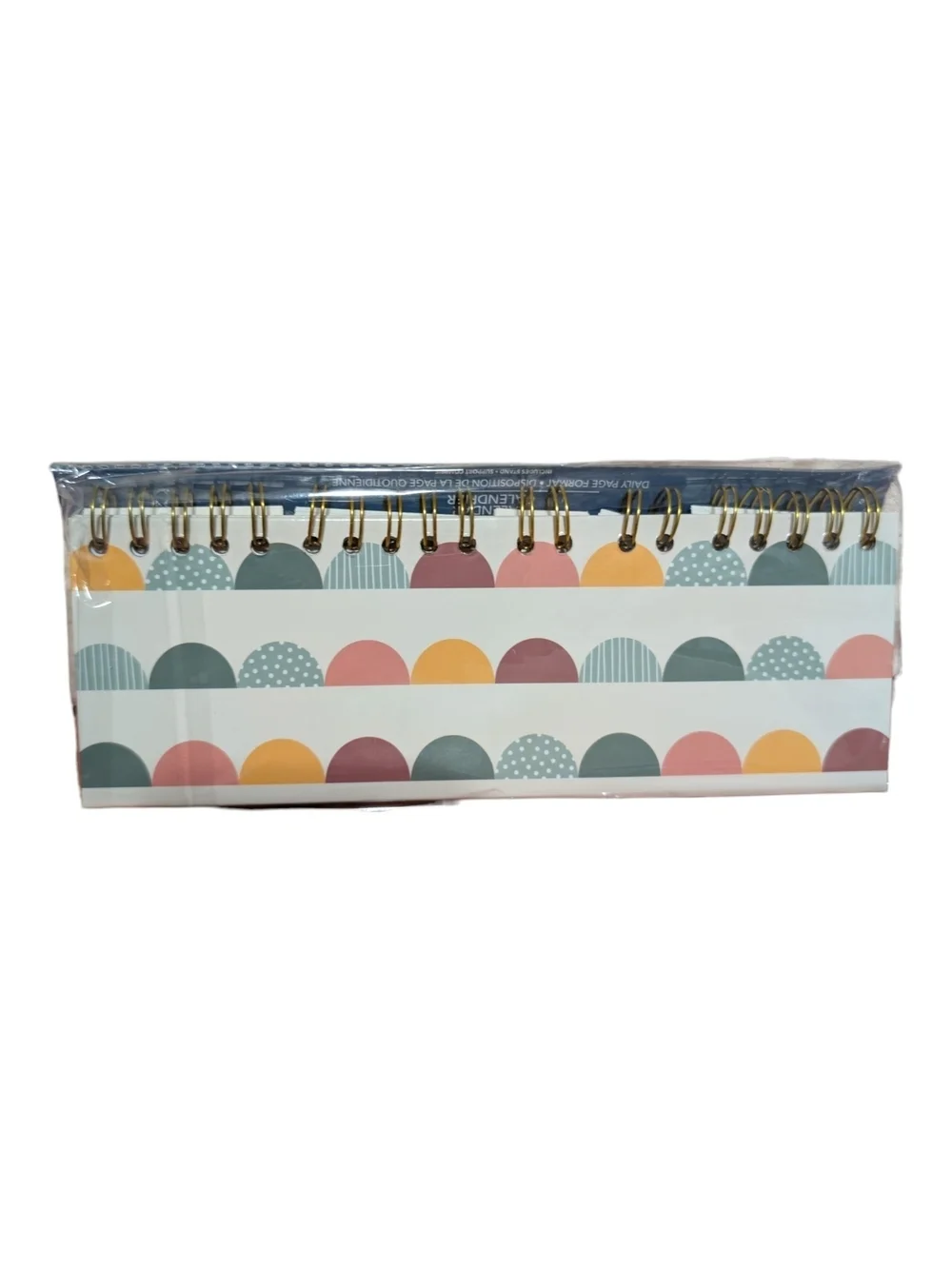 Desktop Flip Calendar 2027 with Pastel Color Block